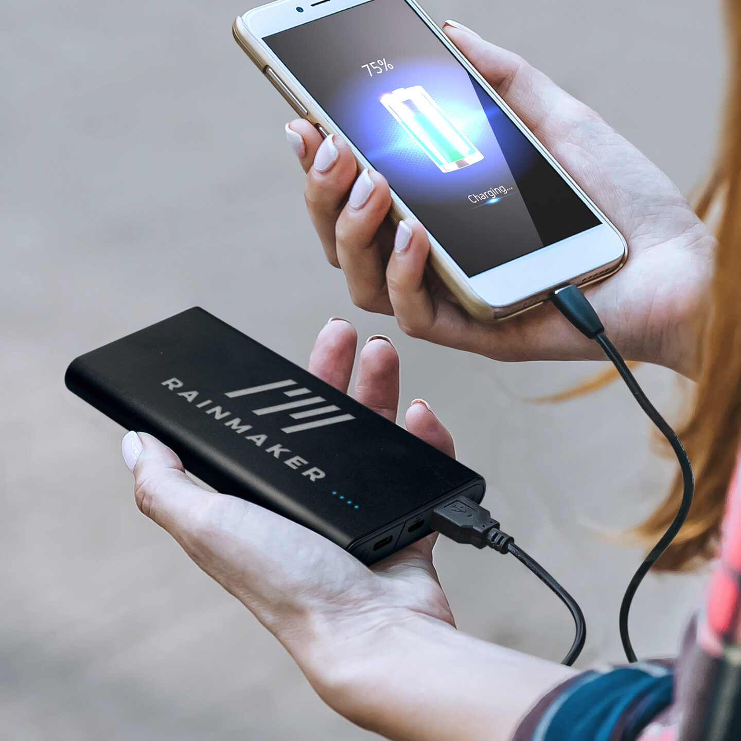 Portable chargers suitable for work